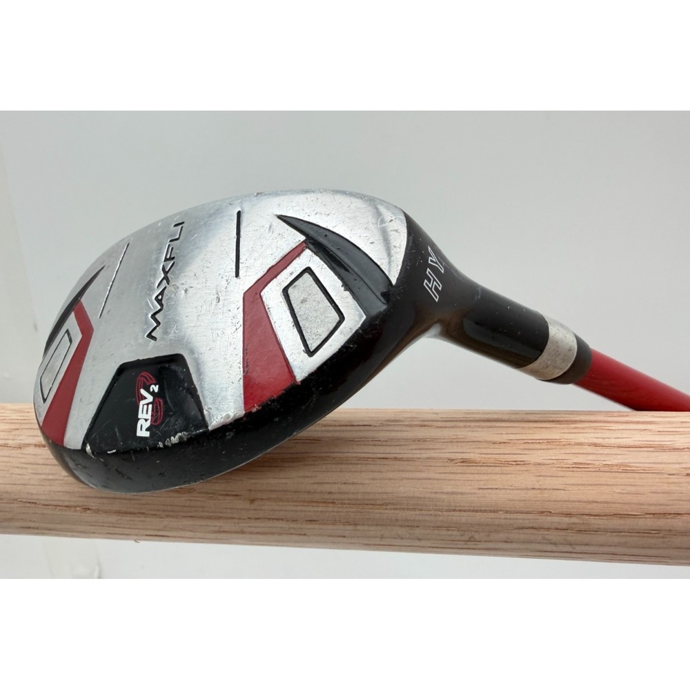 Maxfli Rev2 Hybrid Club Red Black Lightweight Graphite Shaft Junior Kids 32" RH